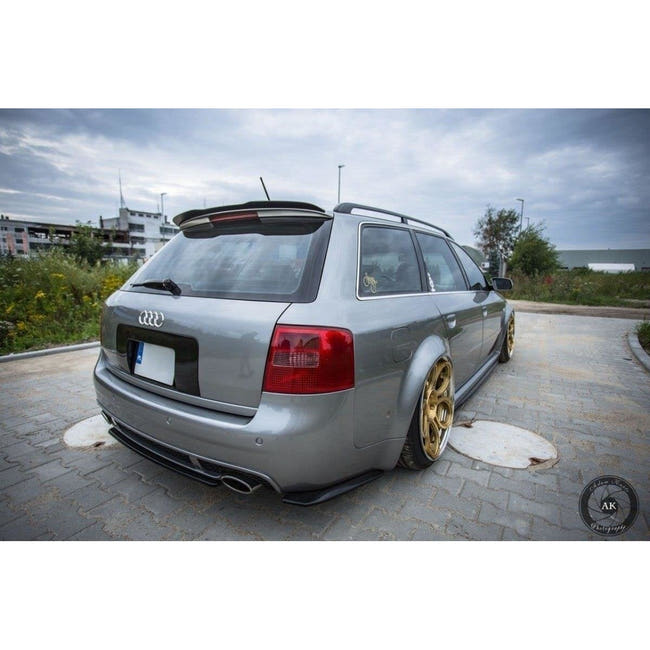 Maxton rear splitter til Audi RS6 C5 Avant – blank sort – billede 2 af 3