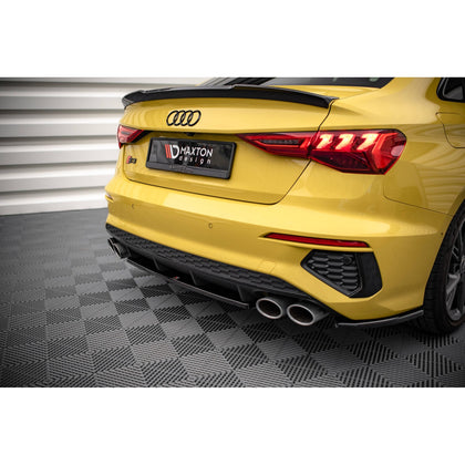 Maxton rear splitter til Audi S3 Sedan 8Y – blank sort – billede 2 af 5