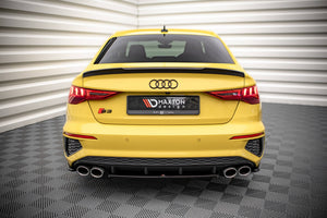 Maxton rear splitter til Audi S3 Sedan 8Y – blank sort – billede 1 af 5