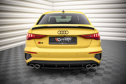 Maxton rear splitter til Audi S3 Sedan 8Y – blank sort – billede 1 af 5