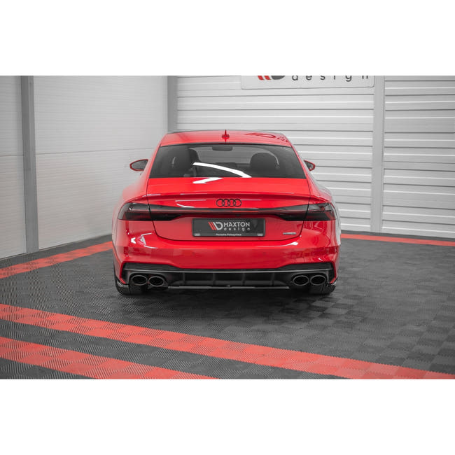 Maxton rear splitter til Audi S7 C8 – blank sort – billede 2 af 6