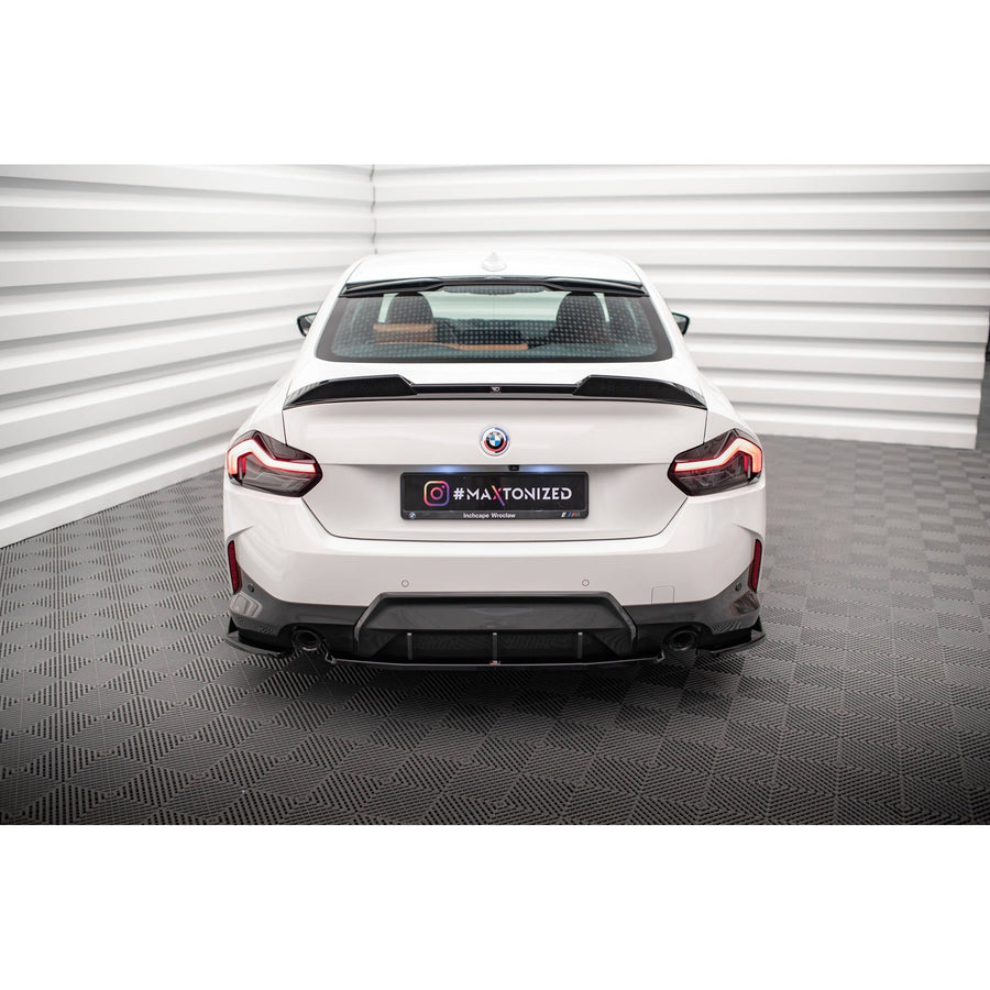 Maxton rear splitter til BMW 2 Coupe M-Pack G42 – blank sort – billede 1 af 5