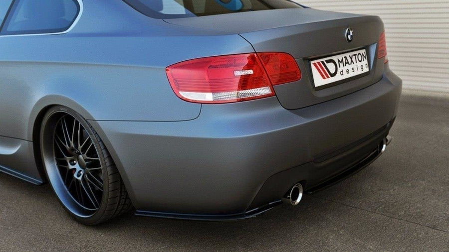Maxton rear splitter til BMW 3 E92 Mpack – blank sort – billede 1 af 2