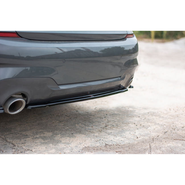 Maxton rear splitter til BMW 3 G20 M-pack – blank sort – billede 2 af 5