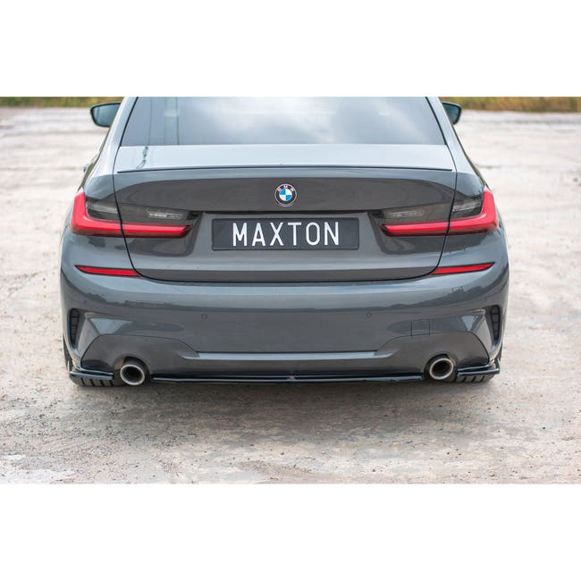 Maxton rear splitter til BMW 3 G20 M-pack – blank sort – billede 1 af 5