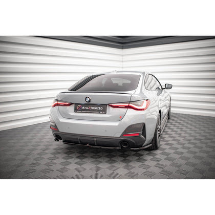 Maxton rear splitter til BMW 4 Gran Coupe M-Pack G26 – blank sort – billede 1 af 5