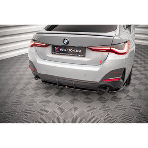 Maxton rear splitter til BMW 4 Gran Coupe M-Pack G26 – blank sort – billede 2 af 5