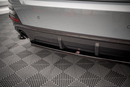 Maxton rear splitter til BMW 4 Gran Coupe M-Pack G26 – blank sort – billede 3 af 5