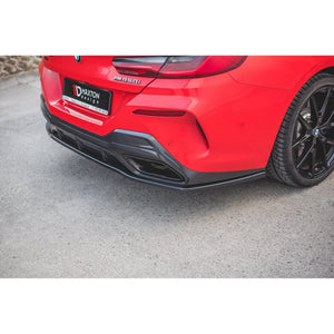 Maxton rear splitter til BMW 8 Coupe M-Pack G15 – blank sort – billede 2 af 6
