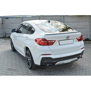 Maxton rear splitter til BMW X4 M-PACK (without a vertical bar) – blank sort – billede 1 af 4