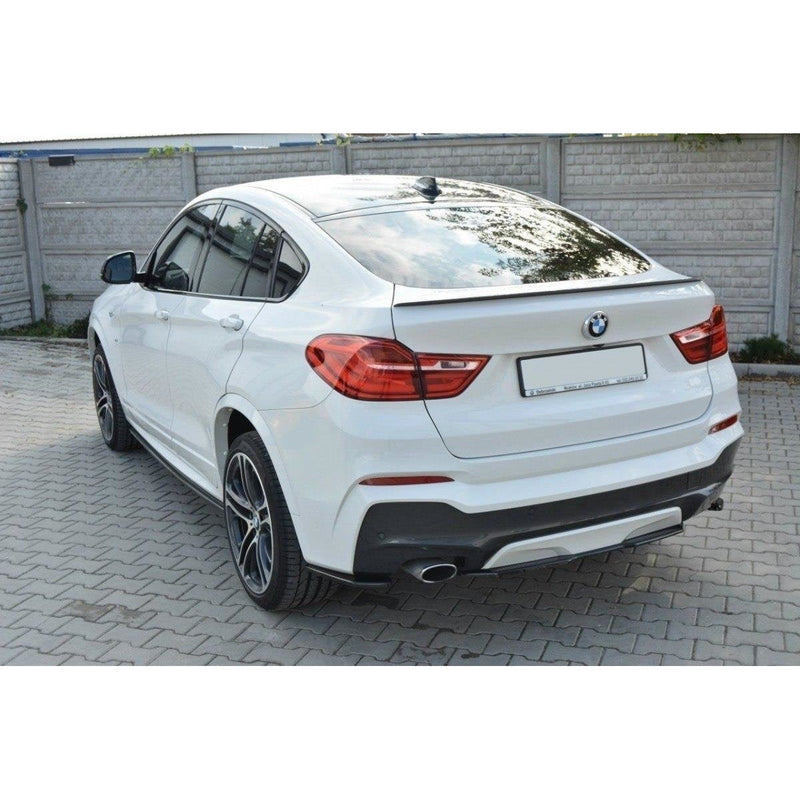 Maxton rear splitter til BMW X4 M-PACK (without a vertical bar) – blank sort – billede 1 af 4