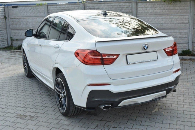 Maxton rear splitter til BMW X4 M-PACK (without a vertical bar) – blank sort – billede 1 af 4