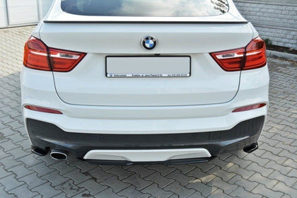 Maxton rear splitter til BMW X4 M-PACK (without a vertical bar) – blank sort – billede 3 af 4
