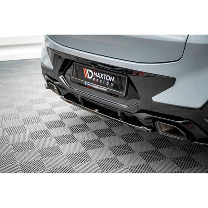 Maxton rear splitter til BMW X4 M-Pack G02 Facelift – blank sort – billede 2 af 5