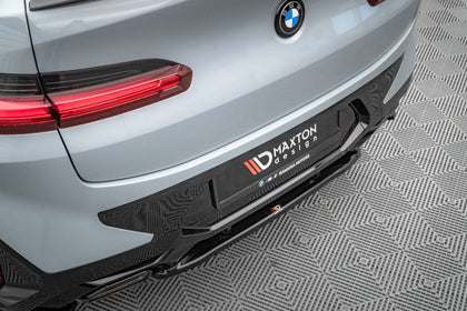 Maxton rear splitter til BMW X4 M-Pack G02 Facelift – blank sort – billede 3 af 5
