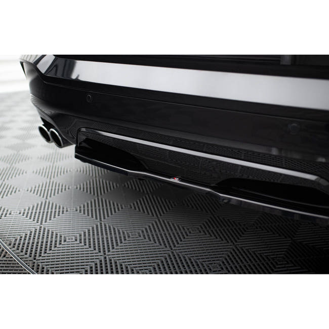 Maxton rear splitter til BMW X4 M-PACK (with a vertical bar) – blank sort – billede 2 af 9