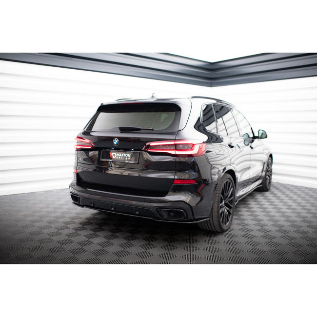 Maxton rear splitter til BMW X5 G05 M-pack – blank sort – billede 1 af 6