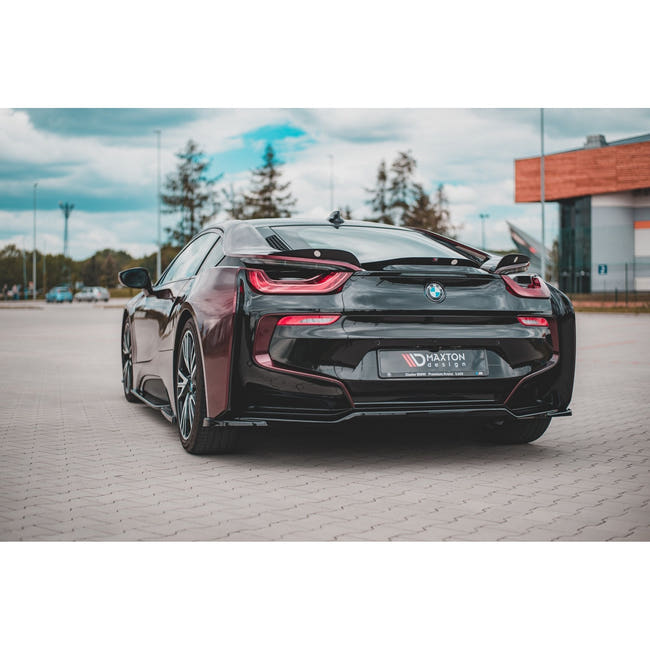 Maxton rear splitter til BMW i8 – blank sort – billede 2 af 8