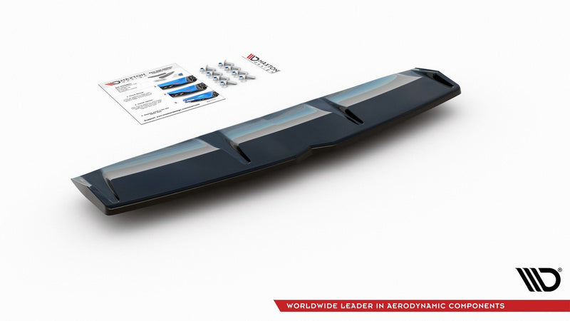 Maxton rear splitter til Hyundai I30 N Mk3 Fastback – blank sort – billede 4 af 5