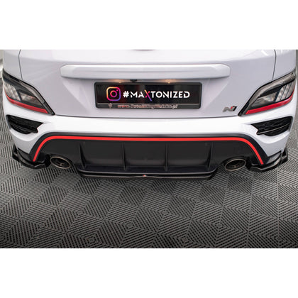 Maxton rear splitter til Hyundai Kona N Mk1 – blank sort – billede 3 af 6
