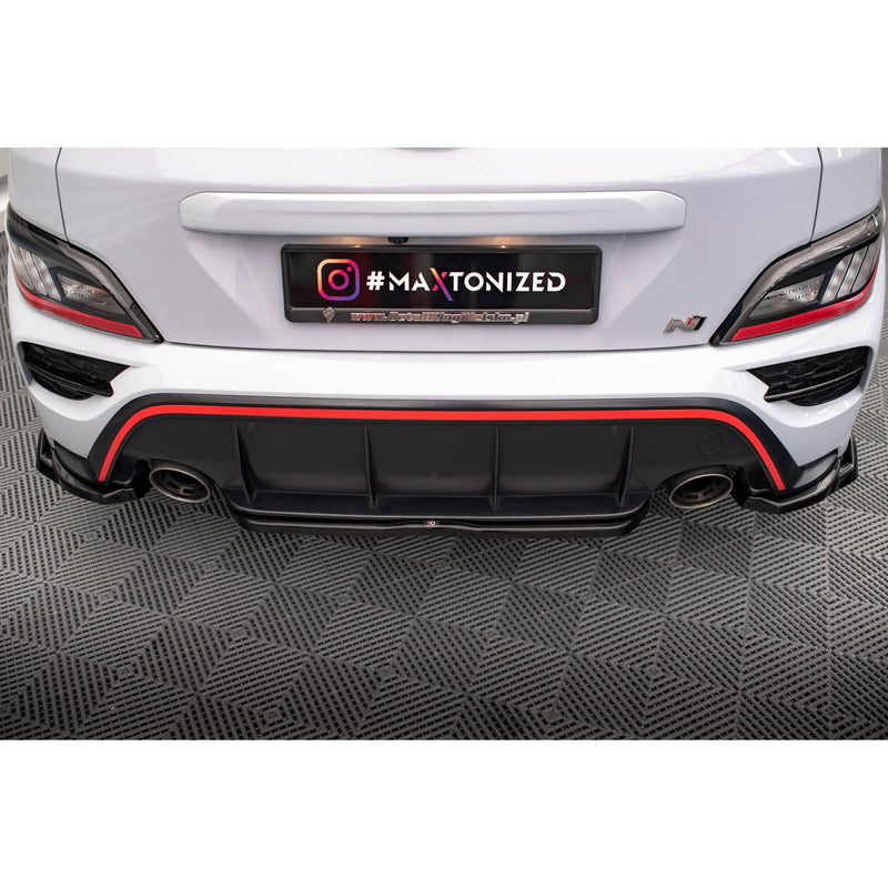 Maxton rear splitter til Hyundai Kona N Mk1 – blank sort – billede 3 af 6