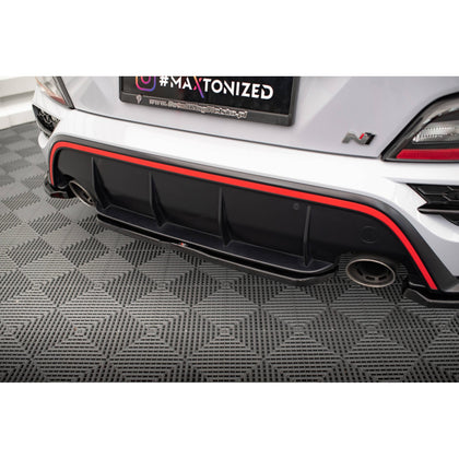 Maxton rear splitter til Hyundai Kona N Mk1 – blank sort – billede 1 af 6