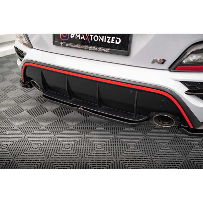 Maxton rear splitter til Hyundai Kona N Mk1 – blank sort – billede 1 af 6