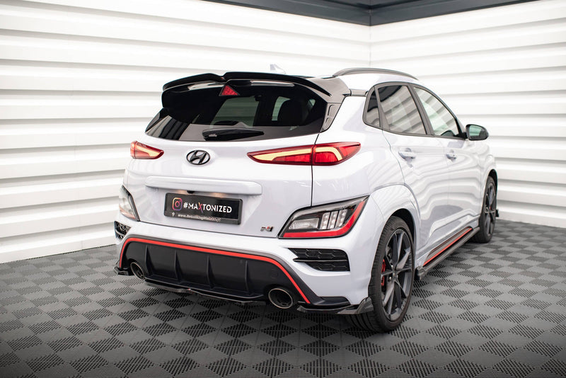 Maxton rear splitter til Hyundai Kona N Mk1 – blank sort – billede 2 af 6