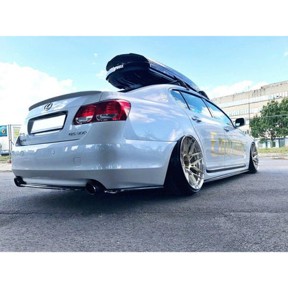 Maxton rear splitter til Lexus GS 300 Mk3 Facelift (without vertical bars) – blank sort – billede 2 af 5