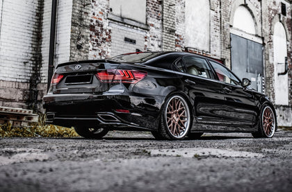 Maxton rear splitter til Lexus LS Mk4 Facelift – blank sort – billede 4 af 7