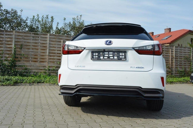 Maxton rear splitter til Lexus RX Mk4 H (without vertical bars) – blank sort – billede 1 af 6