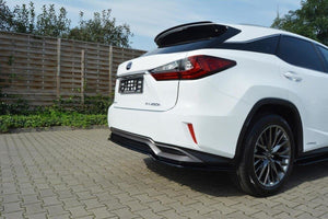 Maxton rear splitter til Lexus RX Mk4 H (without vertical bars) – blank sort – billede 2 af 6