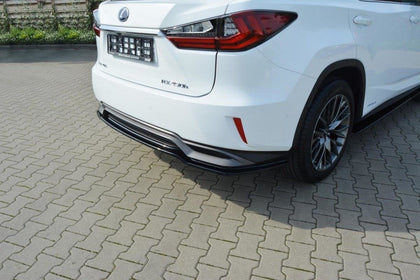 Maxton rear splitter til Lexus RX Mk4 H (without vertical bars) – blank sort – billede 3 af 6