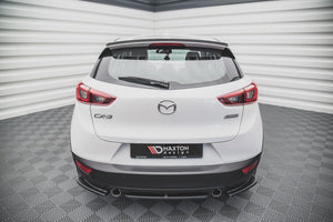 Maxton rear splitter til Mazda CX-3 – blank sort – billede 1 af 4