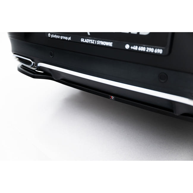 Maxton rear splitter til Mercedes-Benz CLS AMG-Line C257 – blank sort – billede 2 af 11