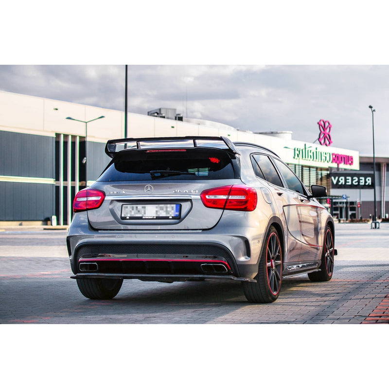 Maxton rear splitter til Mercedes-Benz GLA 45 AMG – blank sort – billede 2 af 3