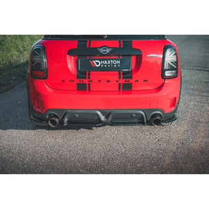 Maxton rear splitter til Mini Countryman Mk2 F60 JCW – blank sort – billede 1 af 6