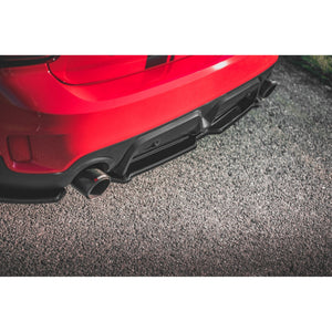 Maxton rear splitter til Mini Countryman Mk2 F60 JCW – blank sort – billede 2 af 6