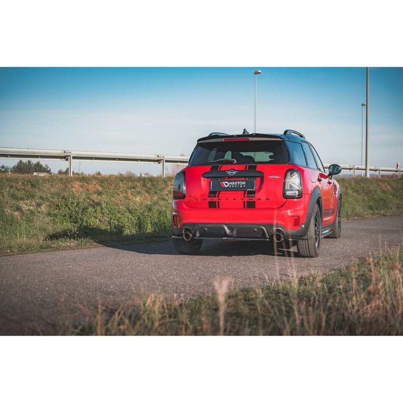 Maxton rear splitter til Mini Countryman Mk2 F60 JCW – blank sort – billede 3 af 6