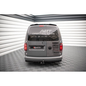 Maxton rear splitter til Volkswagen Caddy Long Mk3 Facelift – blank sort – billede 1 af 5