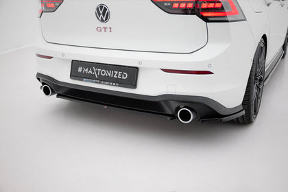 Maxton rear splitter til Volkswagen Golf GTI Mk8 – blank sort – billede 1 af 12