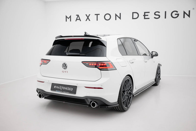 Maxton rear splitter til Volkswagen Golf GTI Mk8 – blank sort – billede 2 af 12