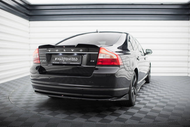 Maxton rear splitter til Volvo S80 Mk2 – blank sort – billede 1 af 6