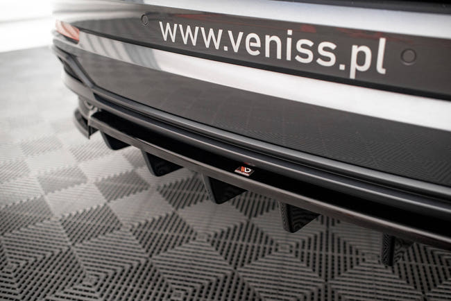 Maxton rear splitter til Audi Q3 S-Line SUV F3 – blank sort – billede 2 af 5