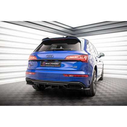 Maxton rear splitter til Audi Q5 S-Line SUV Mk2 Facelift – blank sort – billede 1 af 8