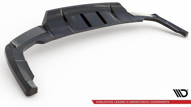 Maxton rear splitter til Audi Q5 S-Line SUV Mk2 Facelift – blank sort – billede 8 af 8
