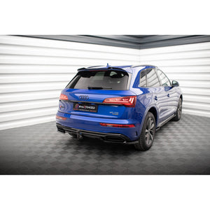 Maxton rear splitter til Audi Q5 S-Line SUV Mk2 Facelift – blank sort – billede 5 af 8