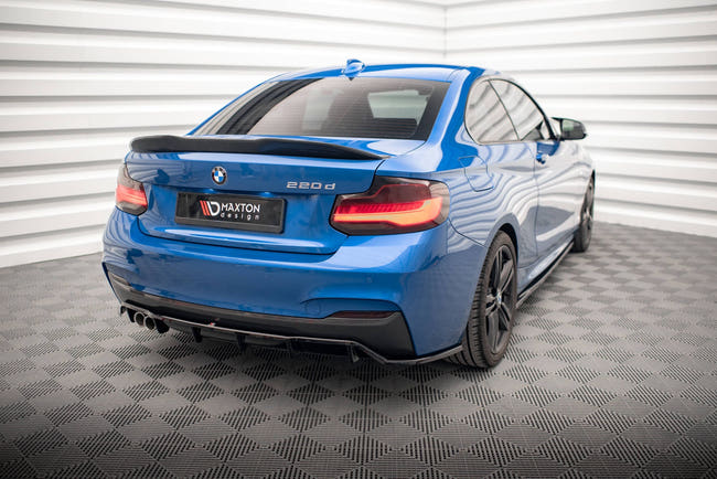 Maxton rear splitter til BMW 2 M-Pack F22 – blank sort – billede 2 af 6