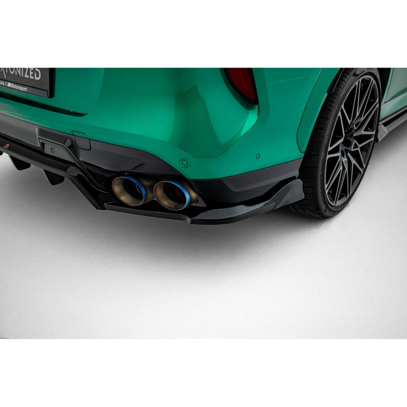 Maxton rear splitter til BMW X6 M F96 Facelift – blank sort – billede 5 af 8