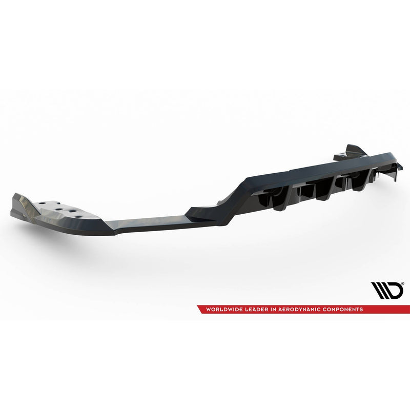 Maxton rear splitter til BMW X6 M F96 Facelift – blank sort – billede 6 af 8